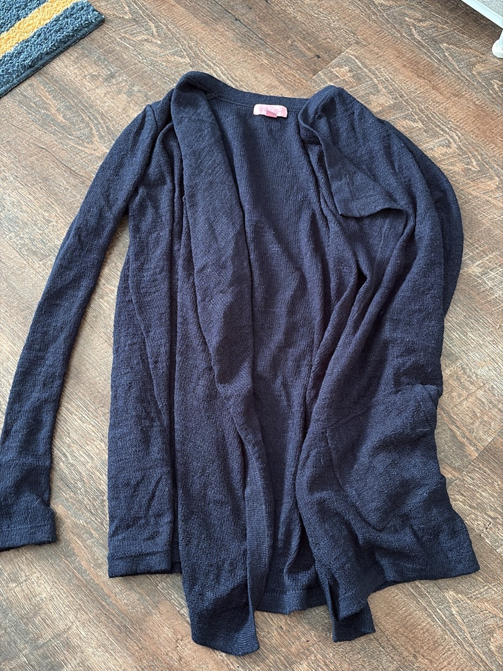 Lilly Pulitzer Navy Open-Front Women's Cardigan